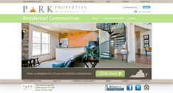 Desktop Screenshot of goparkresidential.com